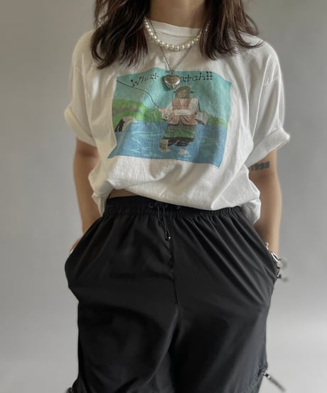 【USED】 Made in USA 80~90's Hanes T-Shirt  /240608-001