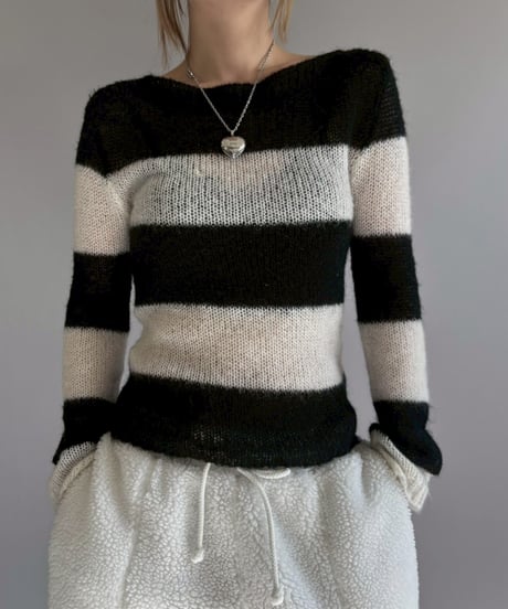 【USED】 Border Pattern Knit / 251227-009