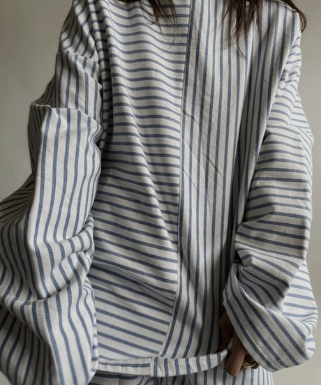 【RE;CIRCLE】 RE Netherlands Sheets Border Switch Top / 220423-001