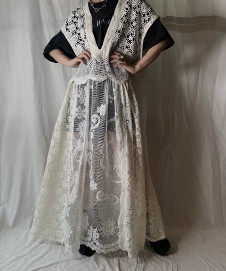 【RE;CIRCLE】 RE Lace N/S One-piece⑥/210714-010