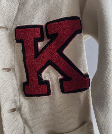 【USED】 Wilson Knit Lettered Cardigan / 230211-024