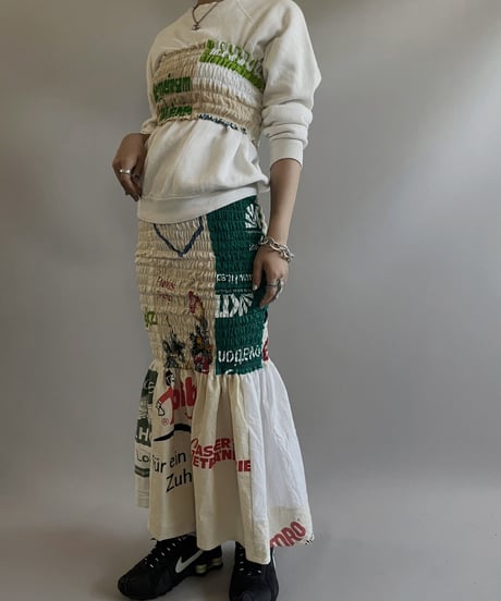 【RE;CIRCLE】RE Eco-Friendly Bag Shirring Tube Top / 230828-008