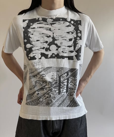【USED】 Made in USA 90's SOFTEE M.C. ESCHER T-Shirt /250621-028