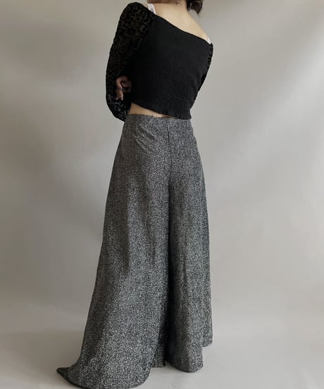 【USED】 Lame Wide Pants / 230923-010