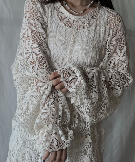 【RE;CIRCLE】RE Crocket L/S Dress①/210526-047