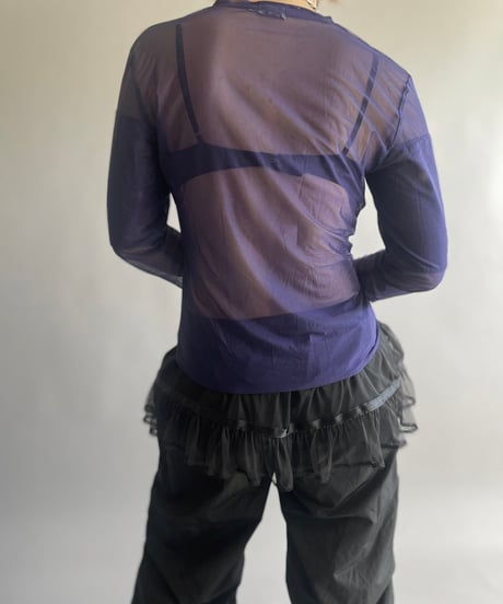 【USED】 Calvin Klein Jeans Sheer Top /241006-008