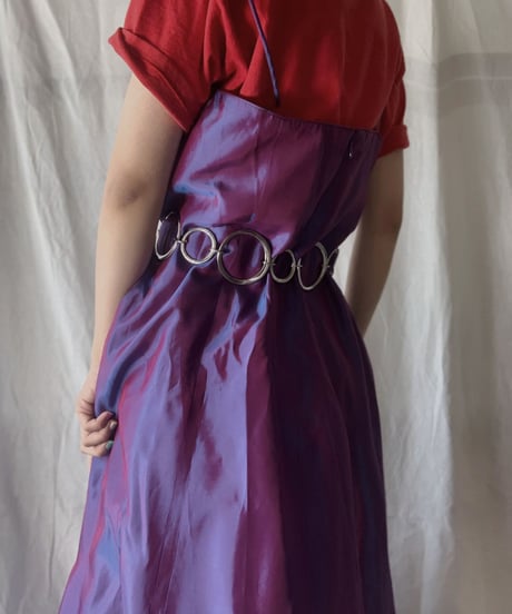 【USED】 Shiny Camisole Dress/210714-025