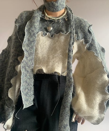 【RE;CIRCLE】 RE Mellow Knit Top /  241121-017