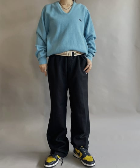 【USED】 IZOD Lacoste Acrylic Pullover Light Blue / 230204-004