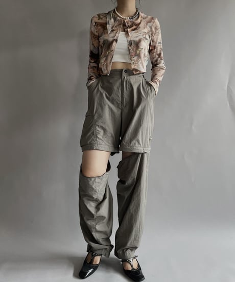 【USED】  Poly Long Sleeved Top / 220924-009