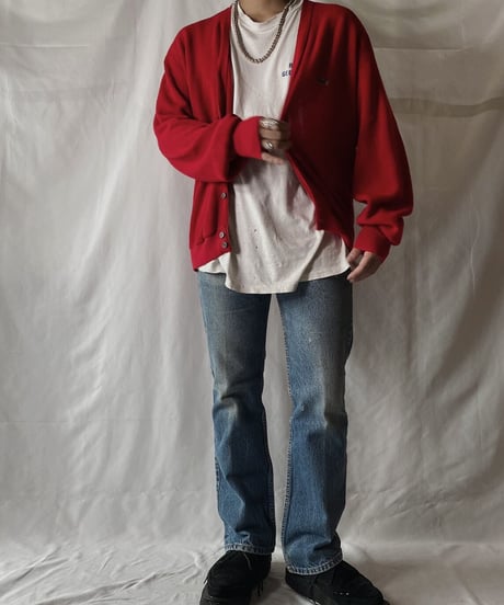【USED】   LACOSTE Knit Cardigan⑤/210930-036