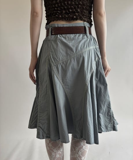 【USED】Medium length flare Skirt/250816-008