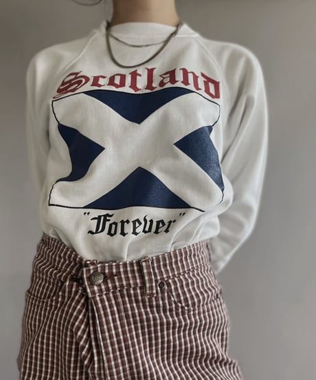 【USED】 Hanes Sweat Shirt 'Scotland Forever' / 230102-003