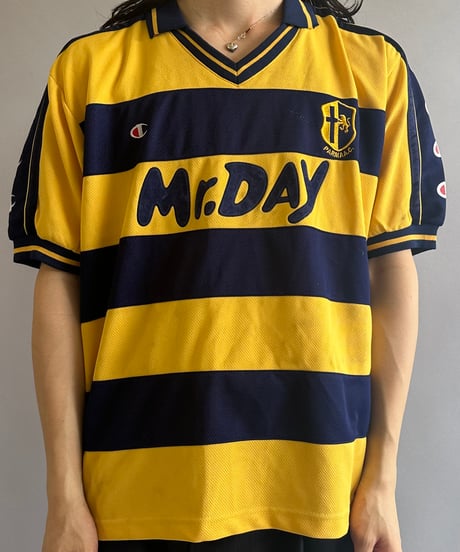 【USED】 Champion PARMA AC Soccer Shirt /240603-023