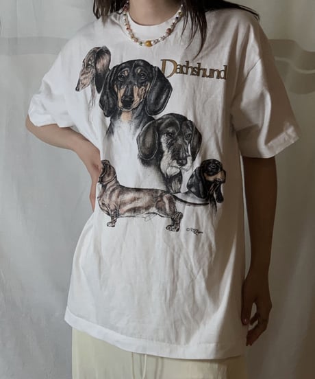 【USED】S/S T-shirt DOG 11/210604-047