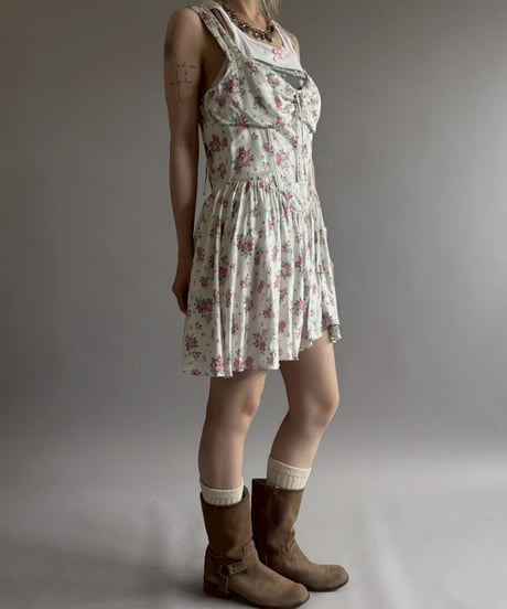 【USED】 Flower Pattern N/S One-Piece / 260613-014