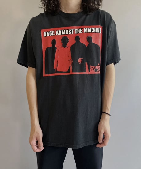【USED】  MADE IN USA Band T-shirt RAGE AGAINST THE MACHINE /230703-008