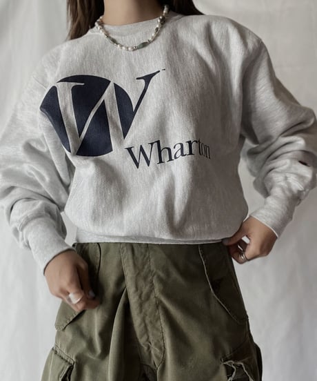 【USED】   Champion Reverse Weave Sweat Warton/211007-028