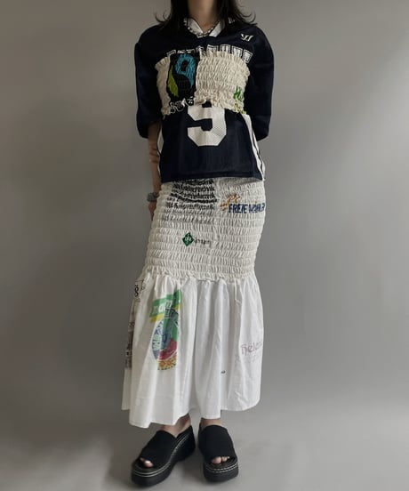【RE;CIRCLE】RE Eco-Friendly Bag Shirring Tube Top / 230727-001