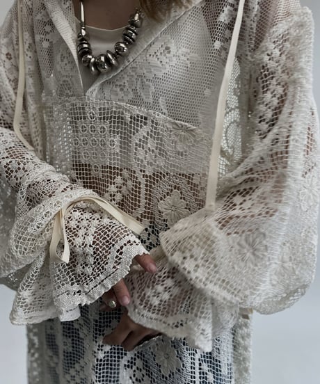 【RE;CIRCLE】 RE Crochet Lace One-piece / 220728-002