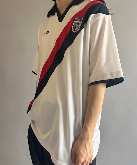 【USED 】UMBRO ENGLAND Soccer Shirt /240603-050