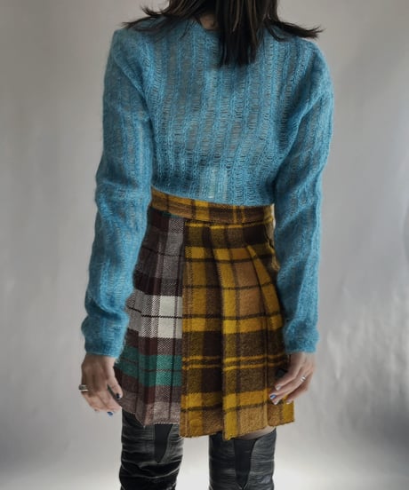 【RE;CIRCLE】 RE Pleats Blanket  Skirt / 230105-019