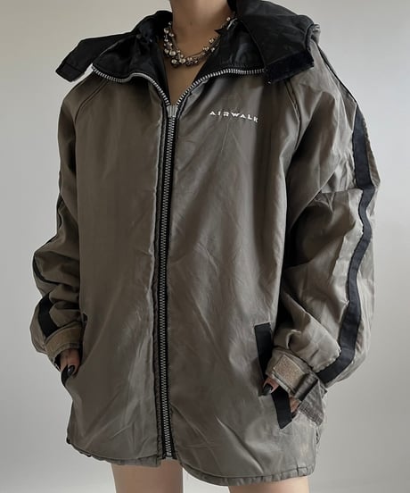 【USED】 AIR WALK Reversible Hooded Jacket /241228-014
