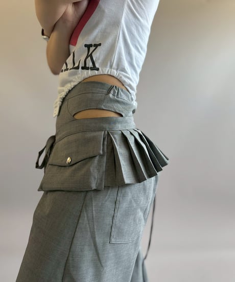 【RE;CIRCLE】 RE Suit Pleats Bag / 260514-008
