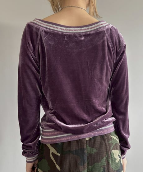 【USED】 Juicy Cuture Velour Top /251206-019