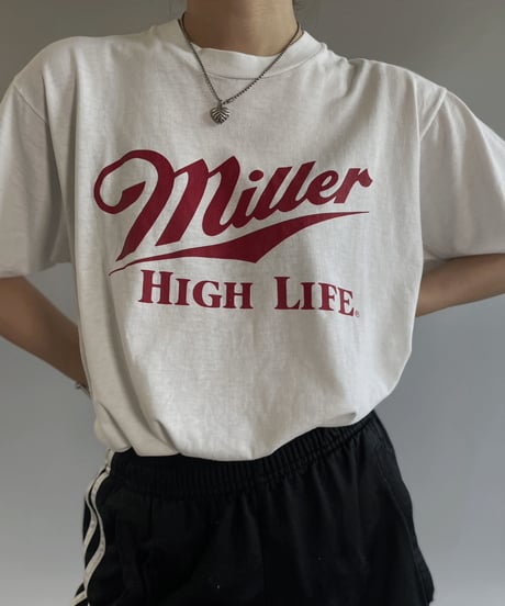 【USED】 Made in USA Miller S/S T-Shirts / 230805-019