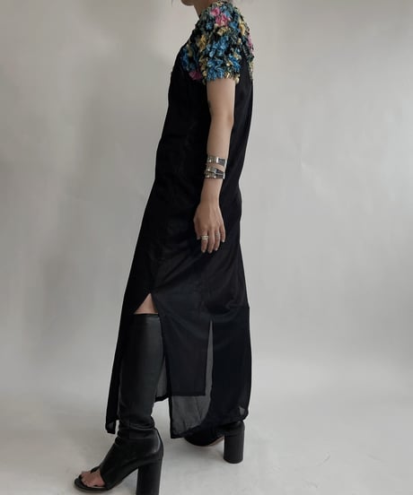 【USED】 Sleeveless See-through One-piece / 220709-004
