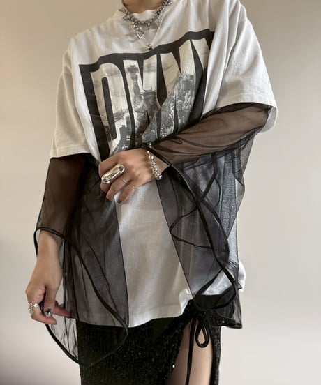【USED】 90's DKNY JEANS BOX ROGO T-Shirt/250510-088