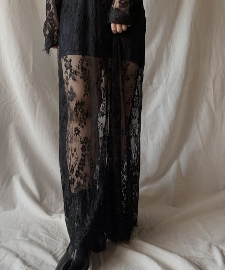 【USED】 Flower Patterned Lace EURO Dress/210414-013