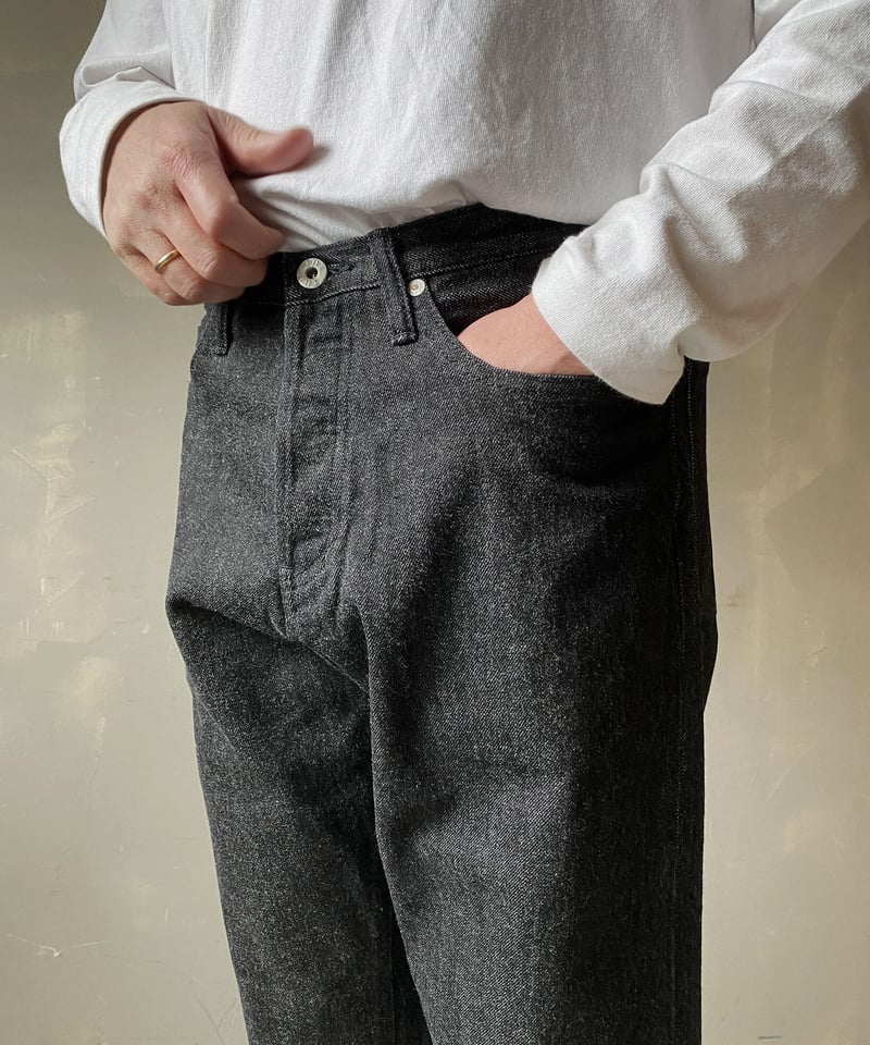 THE UNION】Big “T” Black Denim Pants【THE BLUEST THE UNION】Big “T” Black Denim Pants【THE BLUEST