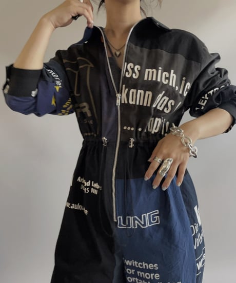 【RE;CIRCLE】RE Eco-Friendly Bag Jump Suit Black/ 230828-029