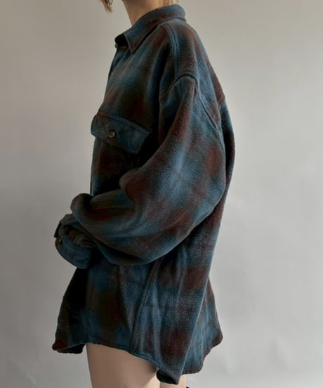 【USED】 STRUCTURE Flannel Shirt /251025-010