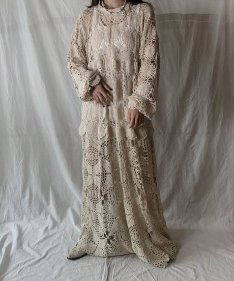 【RE;CIRCLE】RE Crocket L/S Dress③/210526-058