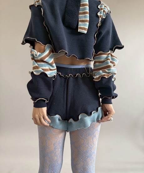 【RE;CIRCLE】 RE Mellow Sweat Set-up + Tie / 260122-023