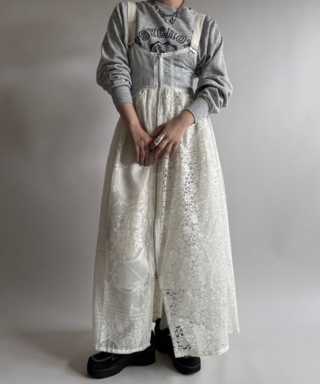 【RE;CIRCLE】 Re Parachute Lace Jump Skirt/ 250320-002