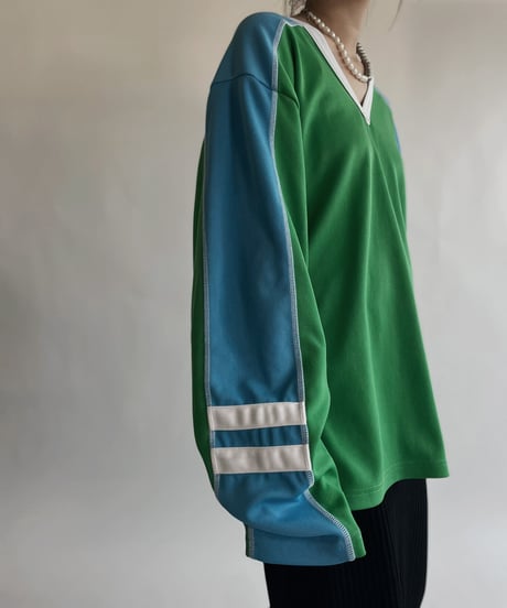 【USED】 Long Sleeved Soccer T-shirt / 220604-005
