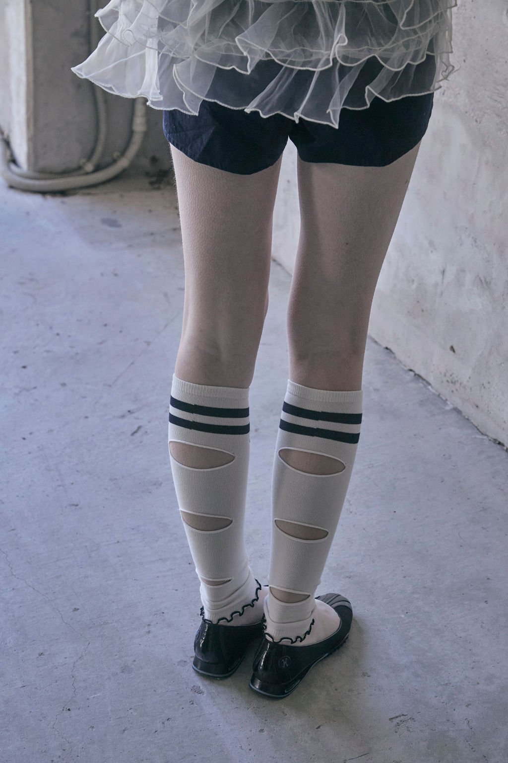 NEW】Chinatsu Aoyama × UMBRO Leg Warmer Off Whi