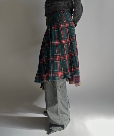 【RE;CIRCLE】 RE Kilt Skirt Middle / 250206-014