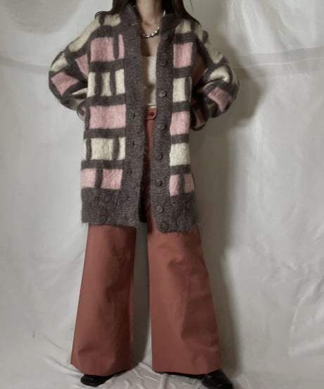 【USED】  Mohair Knit Cardigan /211110-036