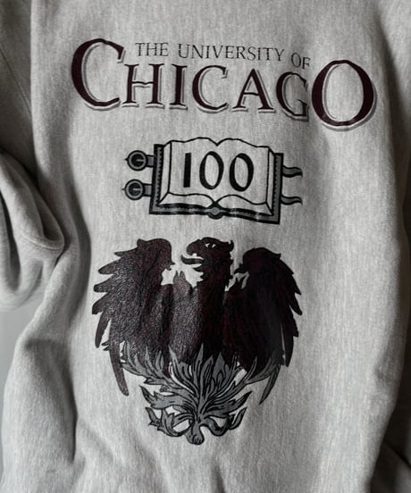 【USED】  90's USA Champion Reverse Weave Sweat CHICAGO/210902-012