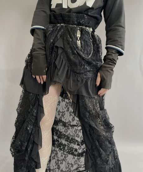 【USED】  Kuroneko Long Skirt  / 221126-005