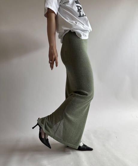 【USED】 Summer Knit Long Skirt  / 250719-022