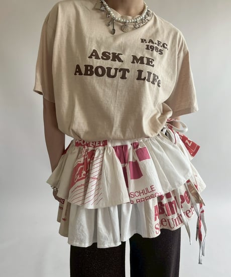 【RE;CIRCLE】 Re Eco Bag Maki Skirt /  250417-015