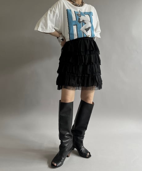 【USED】 Cubus Tiered Mini Skirt /240729-013