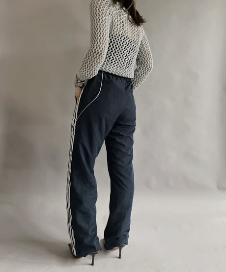 【USED】 Glitter Crochet Knit Top / 230318-026