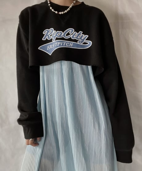 【USED】   Cut off Sweat Rip City/210926-001